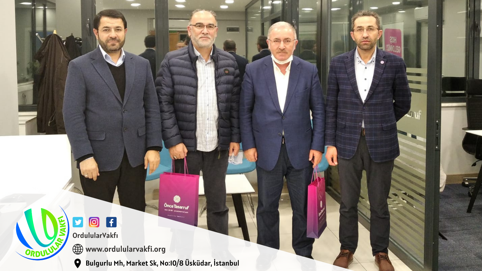 Mütevelli Heyeti Üyemiz İş Adamı Cavit Çakır’ı Ziyaret Ettik